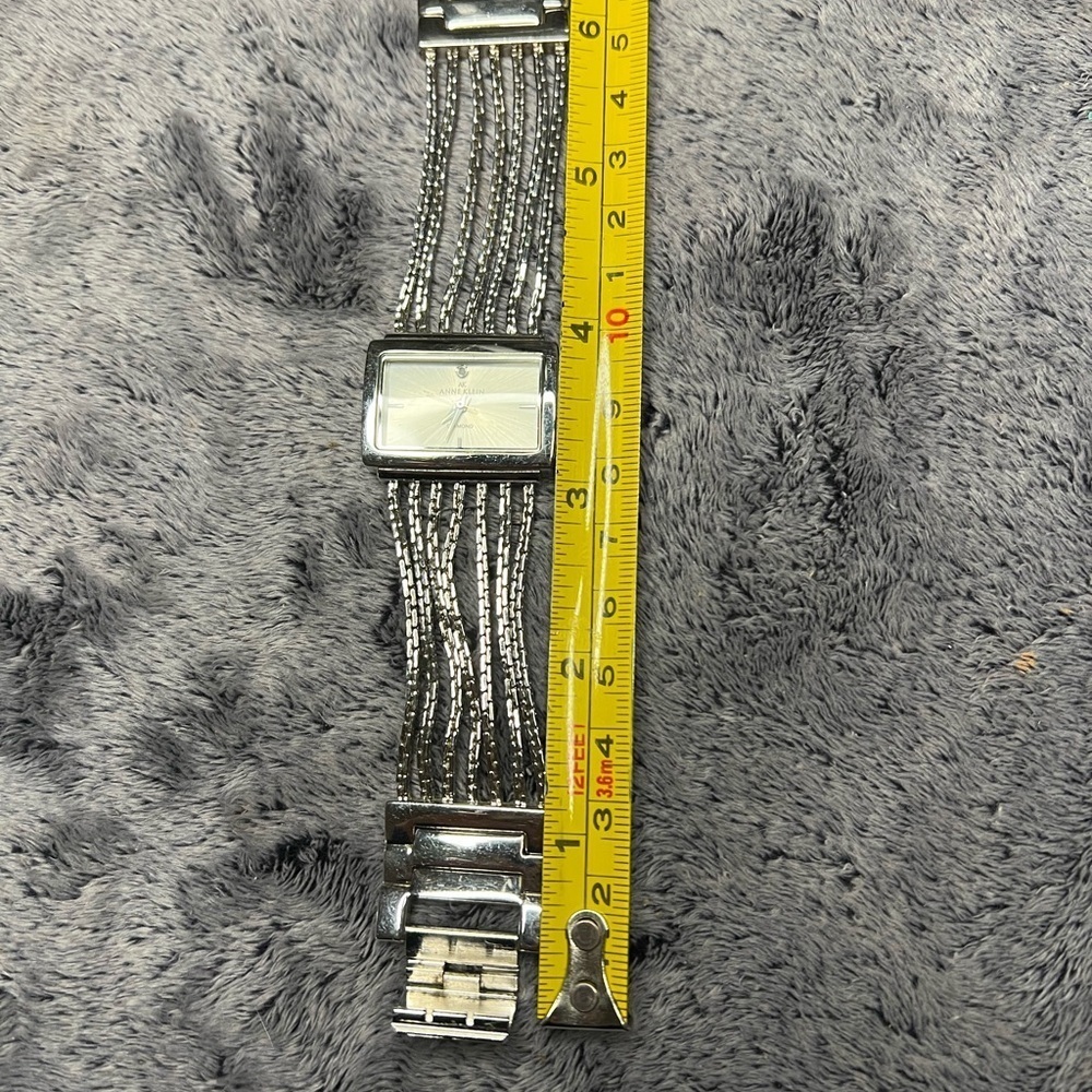 Anne Klein Diamond Dial Multi-Strand Chain Bracelet Watch - Picture 1 of 5